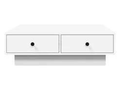 Mesa De Centro| Mesa de centro | Mesa de apoio 90x90x28 cm contraplacado Branco
