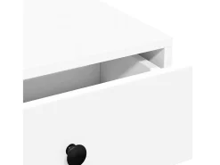 Mesa De Centro| Mesa de centro | Mesa de apoio 90x90x28 cm contraplacado Branco