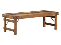 Mesa De Centro* Mesa de centro | Mesa de apoio | Mesa de café 110x55x40 cm Castanho