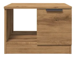 Mesa de centro | Mesa de apoio | Mesa de café 50x50x36 cm deriv. madeira carvalho artisiano^ Mesa De Centro
