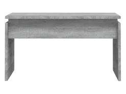 Mesa de centro | Mesa de apoio 68x50x38 cm derivados de madeira cinza sonoma^ Mesa De Centro