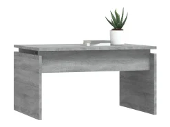 Mesa de centro | Mesa de apoio 68x50x38 cm derivados de madeira cinza sonoma^ Mesa De Centro