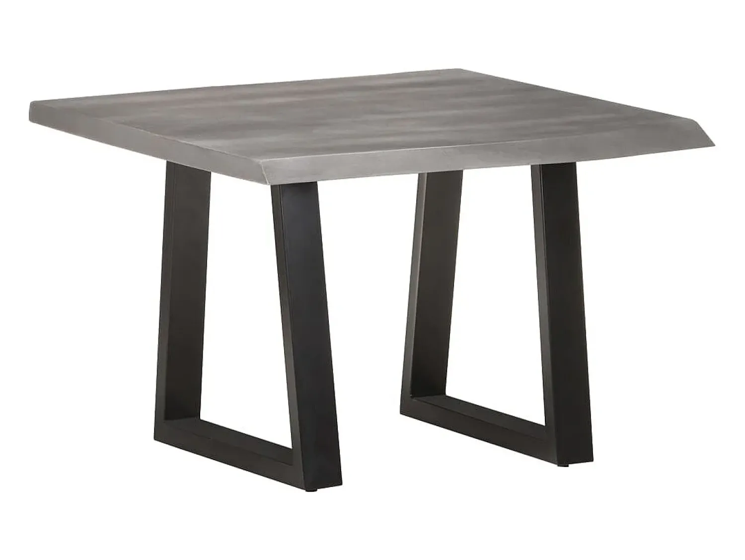 Mesa de centro | Mesa de apoio | Mesa de café com arestas vivas 60x60x40 cm acácia maciça^ Mesa De Centro