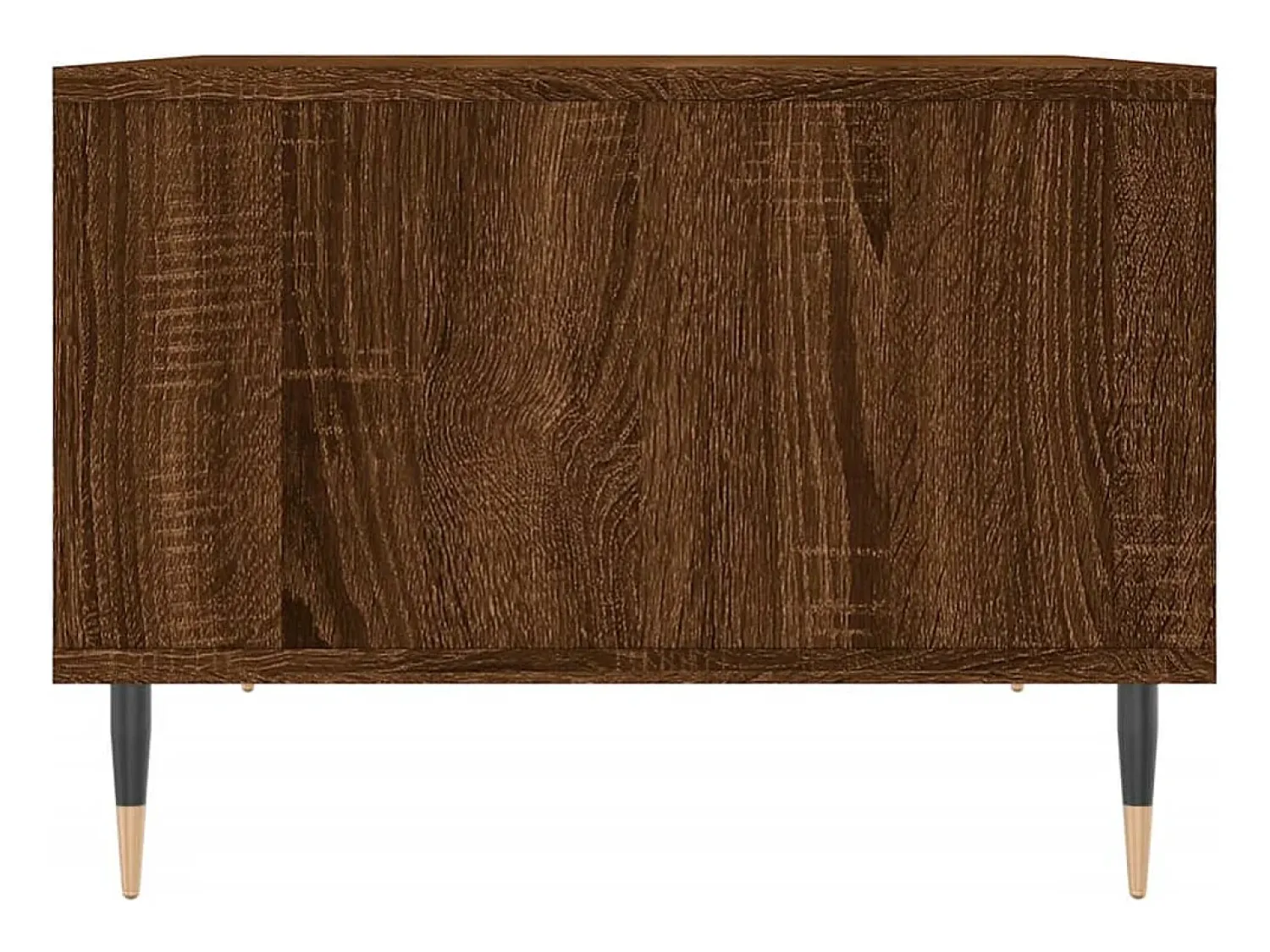 Mesa De Centro| Mesa de centro | Mesa de apoio 60x50x36.5cm derivados madeira carvalho Castanho