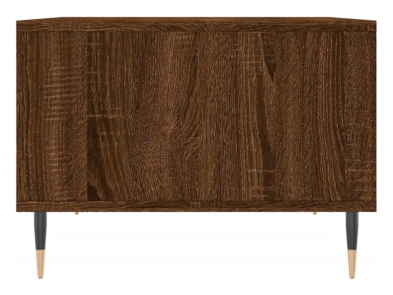 Mesa De Centro| Mesa de centro | Mesa de apoio 60x50x36.5cm derivados madeira carvalho Castanho