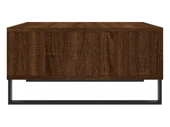Mesa de centro | Mesa de apoio 60x60x30 cm derivados madeira carvalho^ Mesa De Centro
