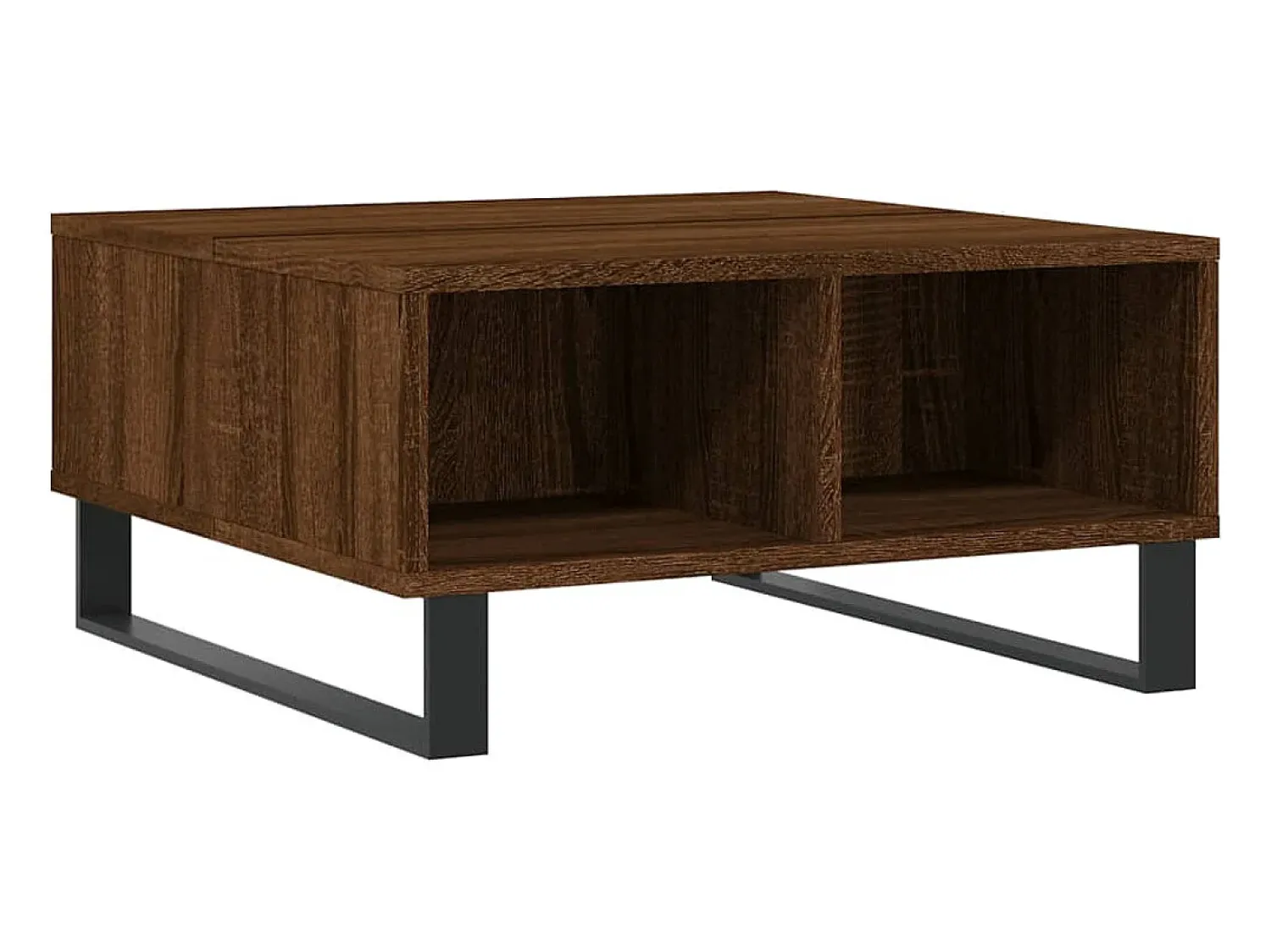 Mesa de centro | Mesa de apoio 60x60x30 cm derivados madeira carvalho^ Mesa De Centro