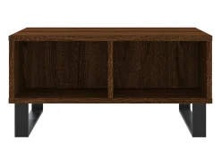 Mesa de centro | Mesa de apoio 60x60x30 cm derivados madeira carvalho^ Mesa De Centro