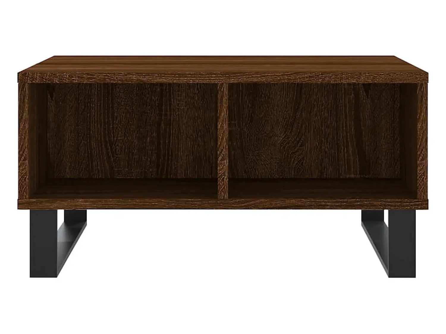 Mesa de centro | Mesa de apoio 60x60x30 cm derivados madeira carvalho^ Mesa De Centro