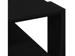 Mesa De Centro| Mesa de centro | Mesa de apoio Carvalho 59.5x59.5x40 cm Preto