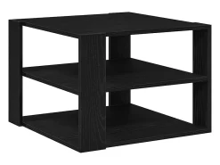 Mesa De Centro| Mesa de centro | Mesa de apoio Carvalho 59.5x59.5x40 cm Preto