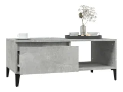 Mesa de centro | Mesa de apoio 90x50x36.5 cm derivados madeira cimento^ Mesa De Centro