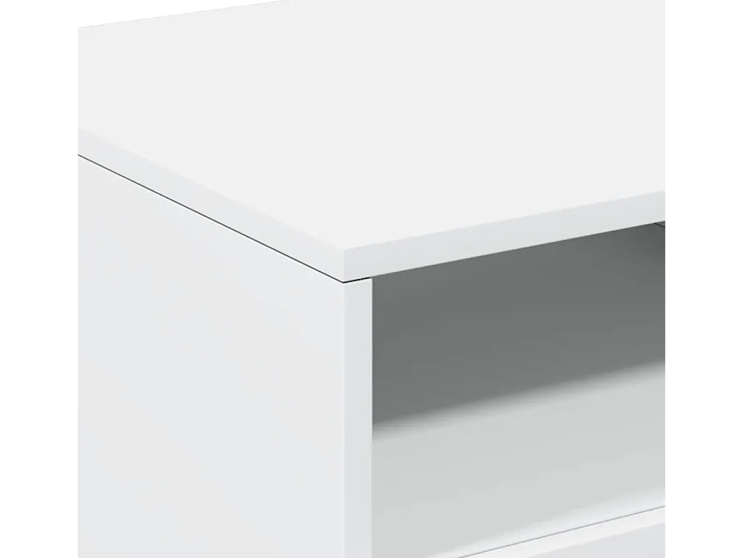 Mesa De Centro* Mesa de centro | Mesa de apoio com luzes LED 90x49x40 cm Branco