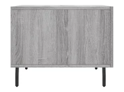 Mesa de centro | Mesa de apoio 50x50x40 cm derivados madeira sonoma cinza Cinzento