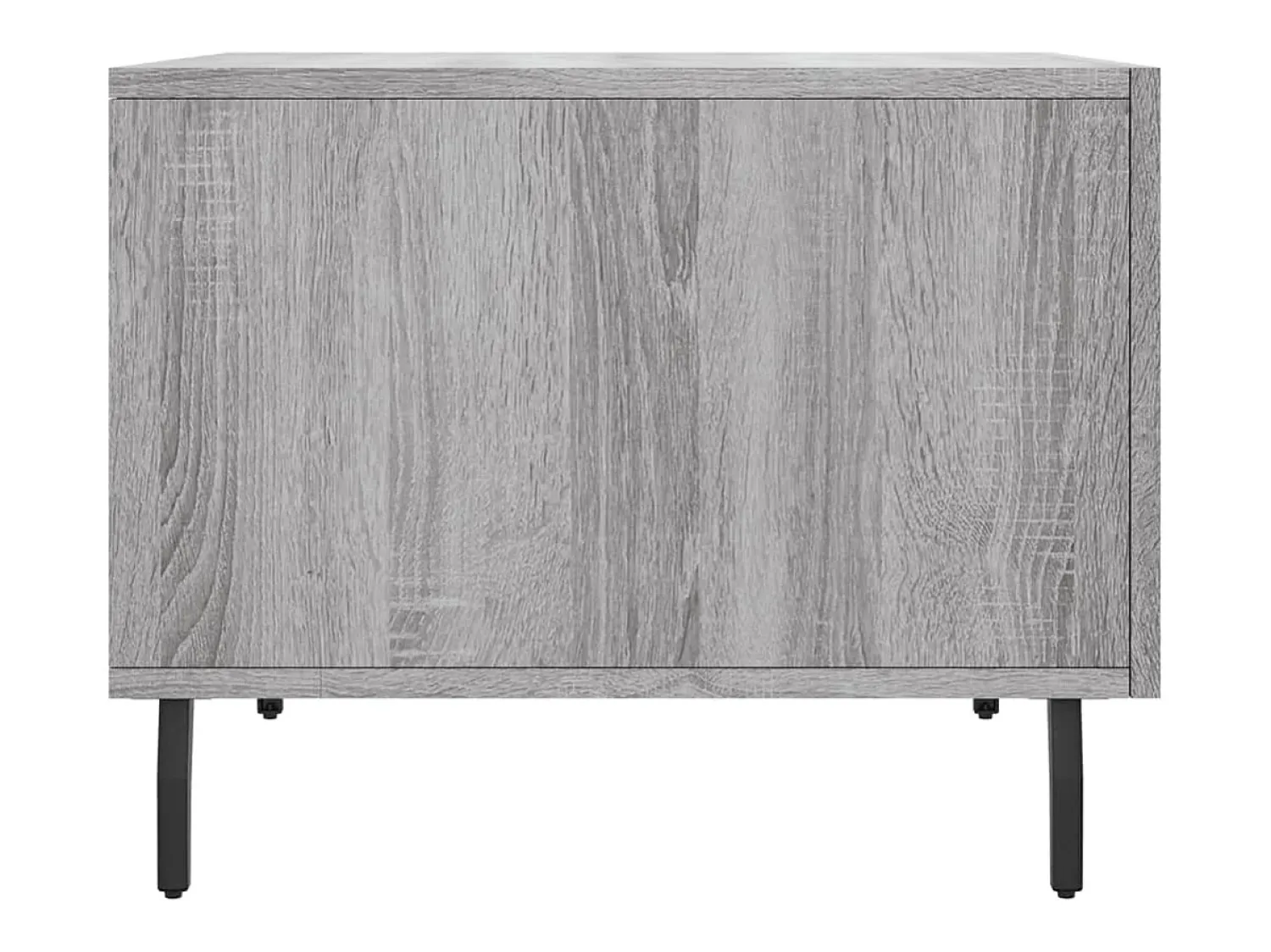 Mesa de centro | Mesa de apoio 50x50x40 cm derivados madeira sonoma cinza Cinzento