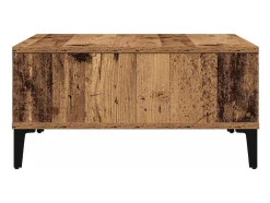 Mesa De Centro* Mesa de centro | Mesa de apoio Madeira antiga 60x60x30 cm Castanho