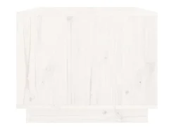 Mesa De Centro* Mesa de centro | Mesa de apoio 80x50x40 cm madeira de pinho maciça Branco