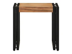 Mesa de centro | Mesa de apoio | Mesa de café 40x40x38 cm Madeira de acácia maciça^ Mesa De Centro