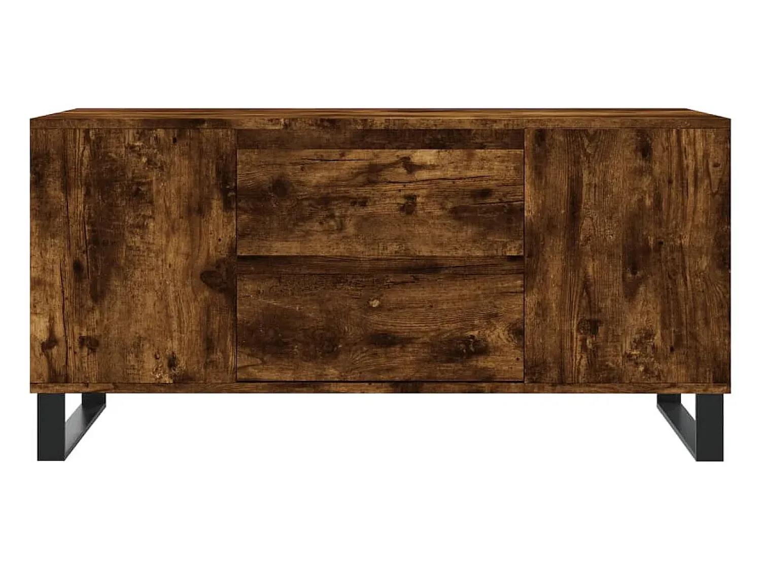 Mesa De Centro* Mesa de centro | Mesa de apoio derivados de madeira carvalho fumado Castanho