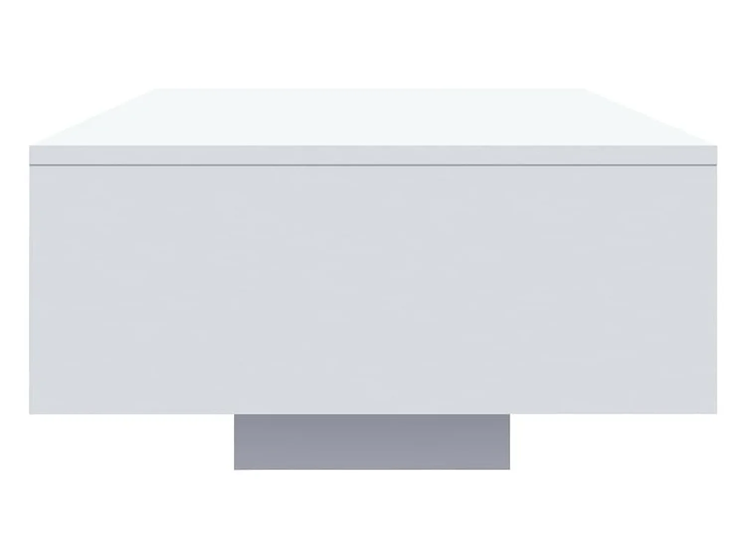 Online Mesa de centro | Mesa de apoio | Mesa de café com luzes LED 85x55x31 cm Branco