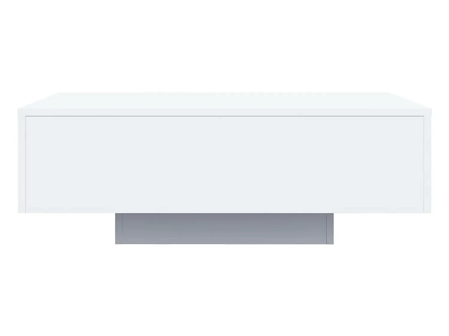 Online Mesa de centro | Mesa de apoio | Mesa de café com luzes LED 85x55x31 cm Branco