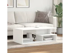 Mesa de centro | Mesa de apoio 102x55x35 cm derivados de madeira^ Mesa De Centro