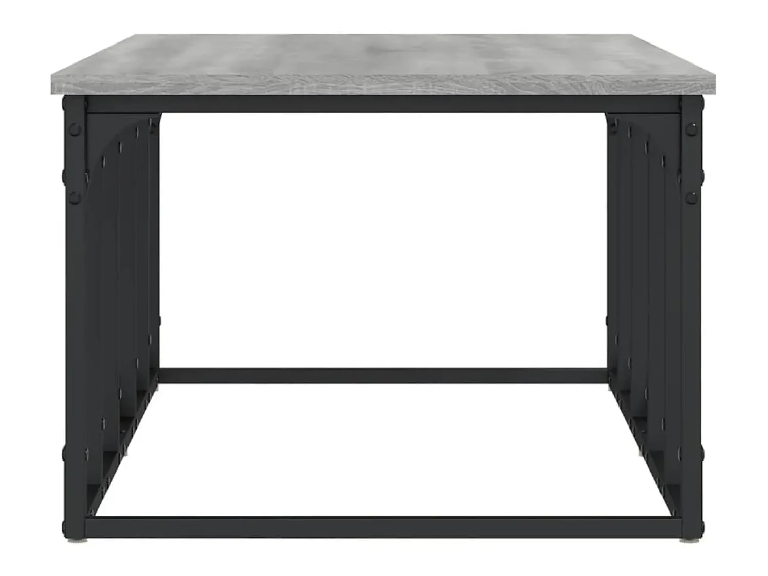 Mesa De Centro* Mesa de centro | Mesa de apoio 100x50x35.5 cm derivados madeira sonoma Cinzento