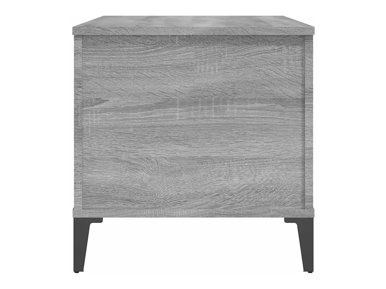Mesa De Centro| Mesa de centro | Mesa de apoio 90x44.5x45 cm derivados de madeira cinza sonoma Cinzento