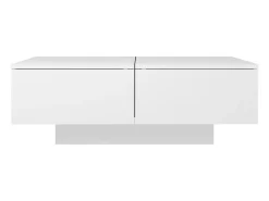 Mesa De Centro* Mesa de centro | Mesa de apoio 90x60x31 cm contraplacado Branco