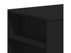Mesa De Centro* Mesa de centro | Mesa de apoio 102x55x42 cm derivados de madeira Preto
