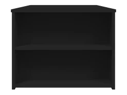 Mesa De Centro* Mesa de centro | Mesa de apoio 102x55x42 cm derivados de madeira Preto