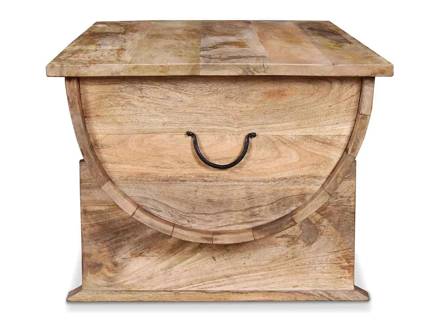 Mesa De Centro* Mesa de centro | Mesa de apoio madeira de mangueira maciça 88x50x40 cm Castanho