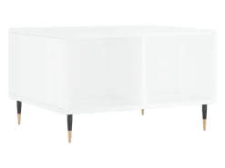 Mesa de centro | Mesa de apoio 60x50x36.5 cm derivados madeira brilhante^ Mesa De Centro