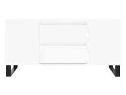 Hot Mesa de centro | Mesa de apoio 102x44.5x50 cm derivados de madeira Branco