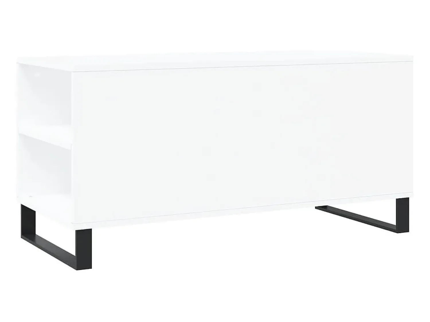 Hot Mesa de centro | Mesa de apoio 102x44.5x50 cm derivados de madeira Branco