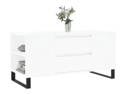 Hot Mesa de centro | Mesa de apoio 102x44.5x50 cm derivados de madeira Branco