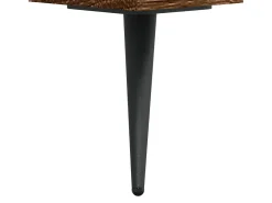 Mesa de centro | Mesa de apoio 50x50x40 cm derivados madeira carvalho^ Mesa De Centro