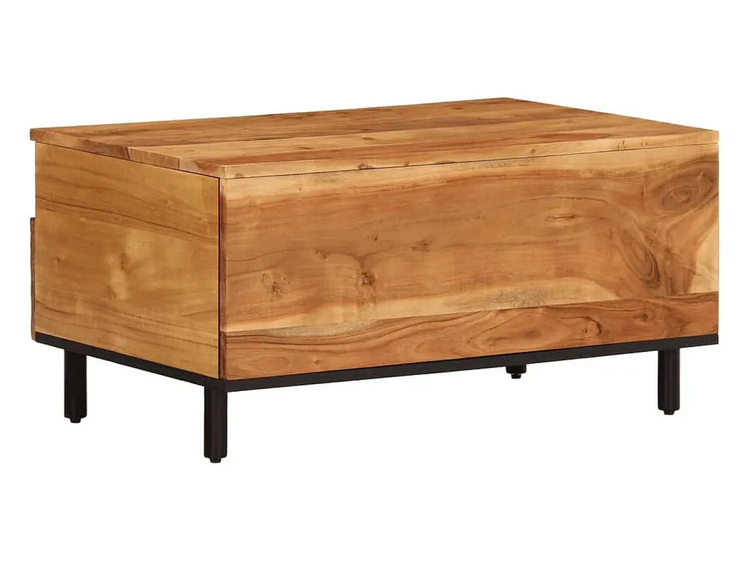 Mesa de centro | Mesa de apoio | Mesa de café 80x54x40 cm madeira de acácia maciça^ Mesa De Centro