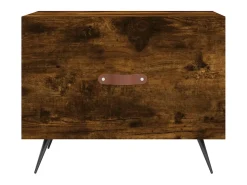 Clearance Mesa de centro | Mesa de apoio 50x50x40 cm derivados de madeira carvalho fumado Castanho