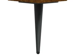 Clearance Mesa de centro | Mesa de apoio 50x50x40 cm derivados de madeira carvalho fumado Castanho