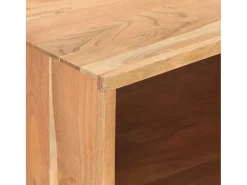 Mesa De Centro* Mesa de centro | Mesa de apoio | Mesa de café 100x50x45 cm madeira de acácia maciça Castanho