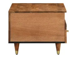 Mesa de centro | Mesa de apoio | Mesa de café 80x54x40 cm madeira de mangueira maciça^ Mesa De Centro
