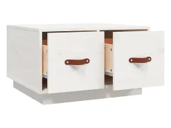 Mesa de centro | Mesa de apoio 60x53x35 cm pinho maciço^ Mesa De Centro
