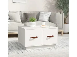 Mesa de centro | Mesa de apoio 60x53x35 cm pinho maciço^ Mesa De Centro