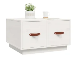 Mesa de centro | Mesa de apoio 60x53x35 cm pinho maciço^ Mesa De Centro