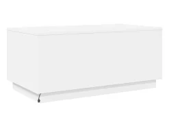 Mesa de centro | Mesa de apoio com luzes LED 90x50x40 cm^ Mesa De Centro