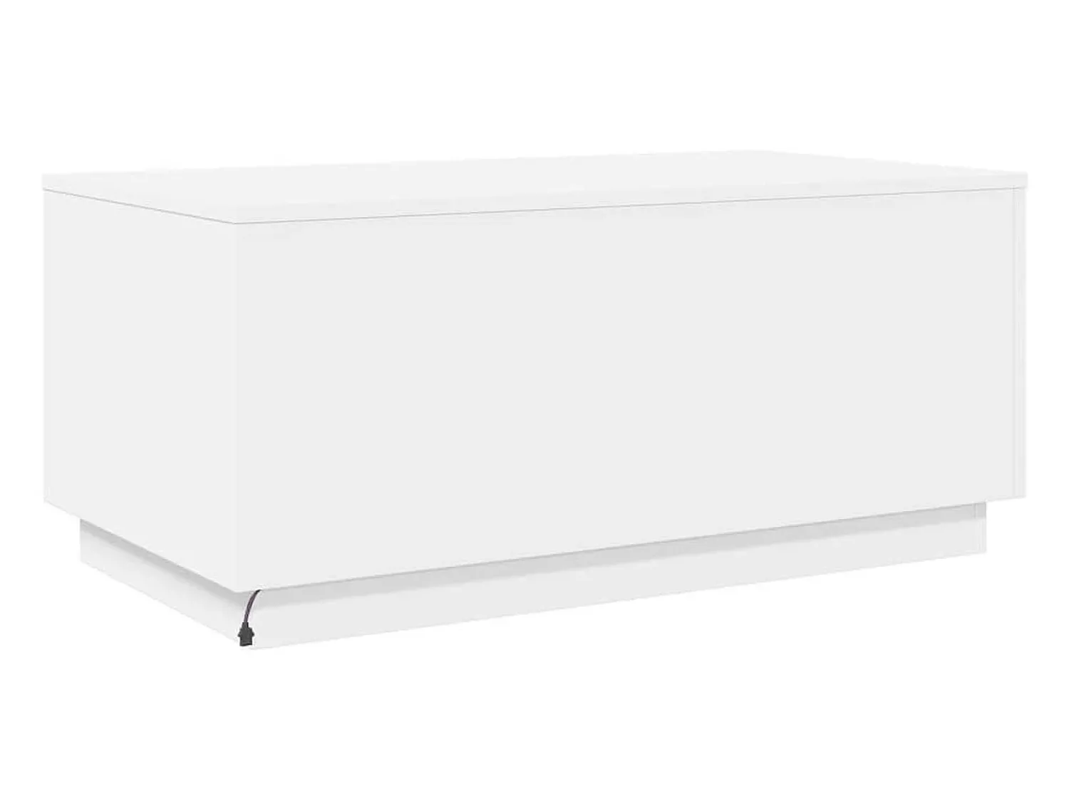 Mesa de centro | Mesa de apoio com luzes LED 90x50x40 cm^ Mesa De Centro