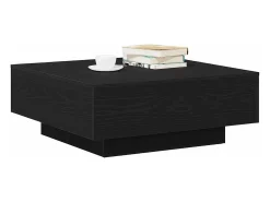 Online Mesa de centro | Mesa de apoio Carvalho 80x80x31 cm Preto