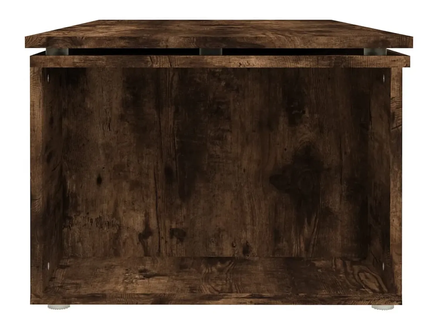 Mesa De Centro* Mesa de centro | Mesa de apoio 150x50x35cm derivados de madeira carvalho fumado Castanho