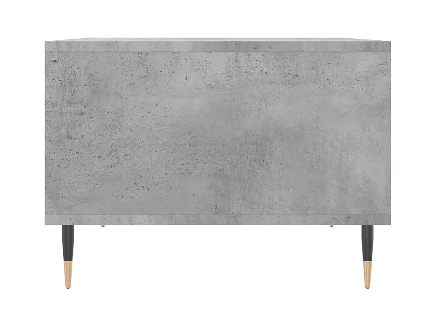 Mesa de centro | Mesa de apoio 60x50x36.5 cm derivados de madeira cinza cimento^ Mesa De Centro